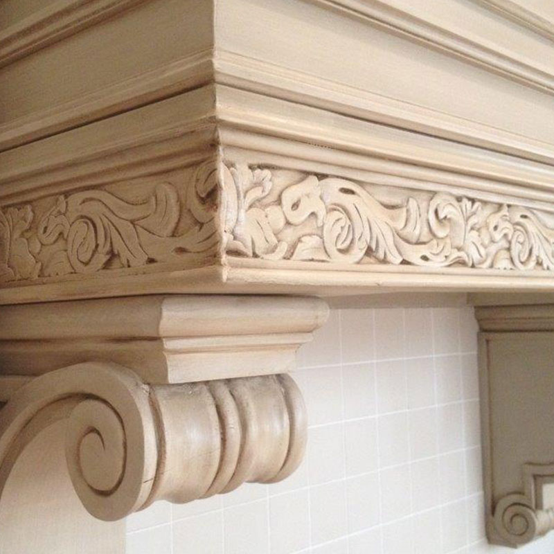 Architectural element in a home, by the Sign Carver