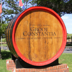Groot Constantia Barrel End, by the Sign Carver