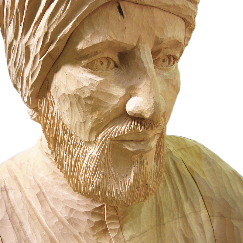 Life size sculpture by the Sign Carver