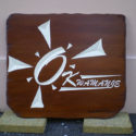 Okwamanyi | Carved Wooden Sign
