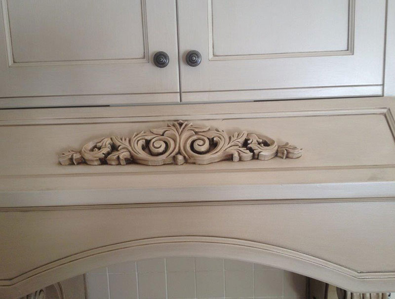 pediment Detail | Custom Hand Carved
