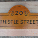Thistle Street | House Sign
