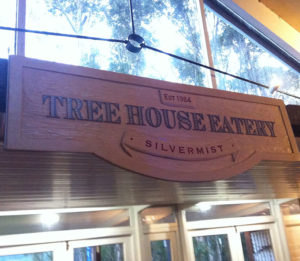 Tree House Eatery | Carved Wooden Sign by Ivan Hunter, the Sign Carver
